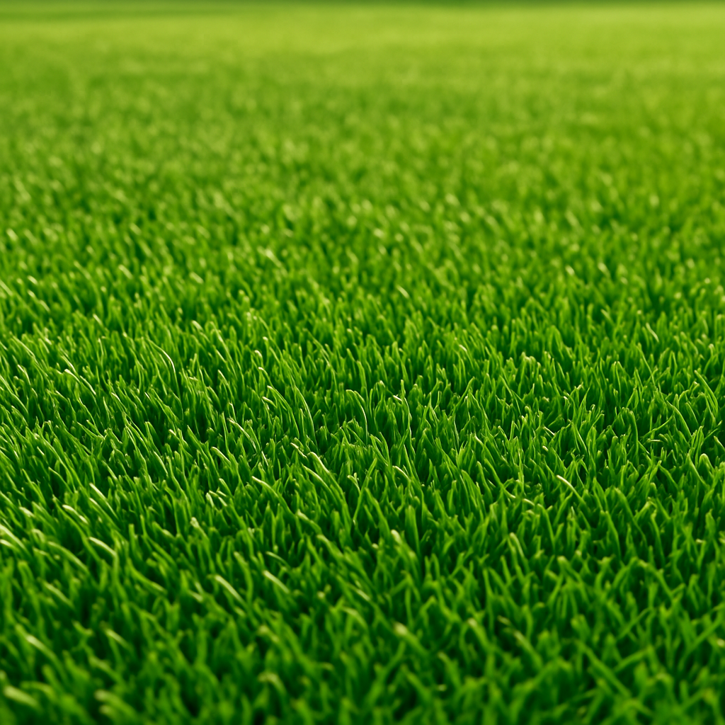 Low-maintenance turf yard—no mowing or watering